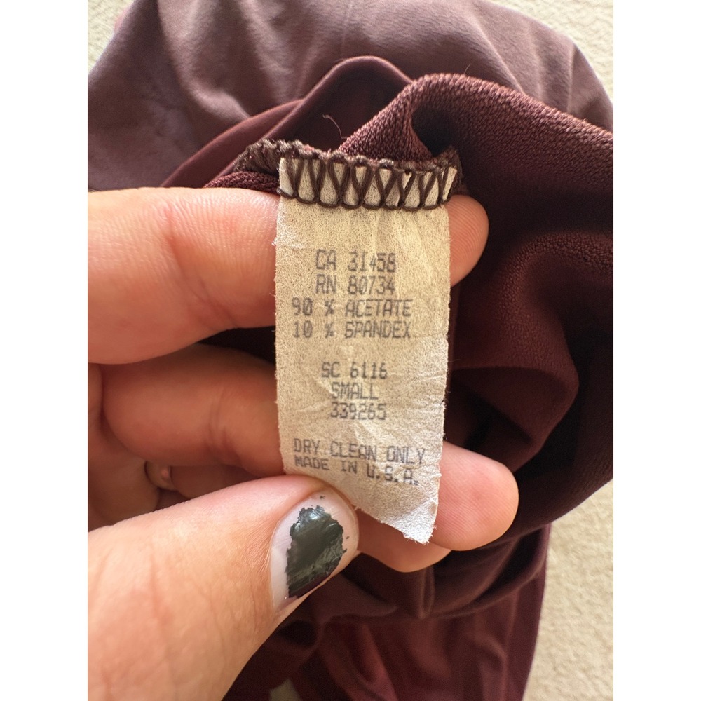Vintage BCBG MAXAZRIA Empire Waist Maxi Dress Sleeveless Small SC RN80734 - Picture 6 of 6